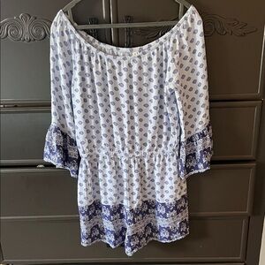 Mudd - Purple Printed Romper